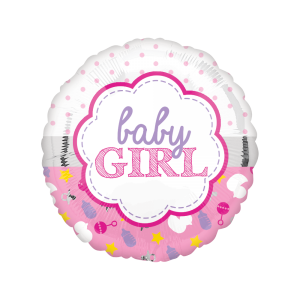 GLOBO ES NIÑA 18" BABY GIRL