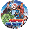 GLOBO AVENGERS 18" HAPPY BIRTHDAY