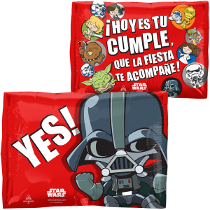 STAR WARS ES TU CUMPLE GLOBO 22"