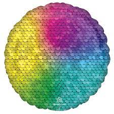 GLOBO SIRENA 18¨ ESCAMAS ARCOIRIS