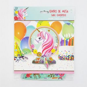 CENTRO DE MESA UNICORNIO