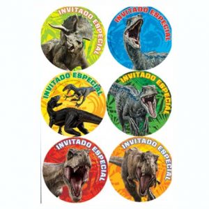 DISTINTIVOS JURASSIC WORLD