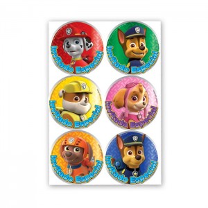 DISTINTIVOS PAW PATROL