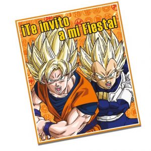 INVITACIONES DRAGON BALL