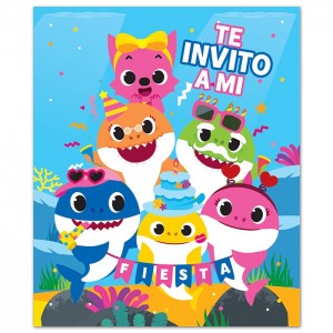 INVITACIONES BABY SHARK