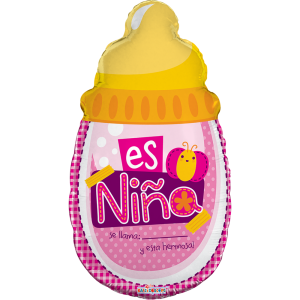 GLOBO ES NIÑA 18" BIBERON
