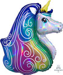 GLOBO UNICORNIO ARCOIRIS 26¨