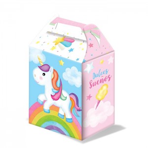 CAJA DULCERA CHICA UNICORNIO BEBÉ