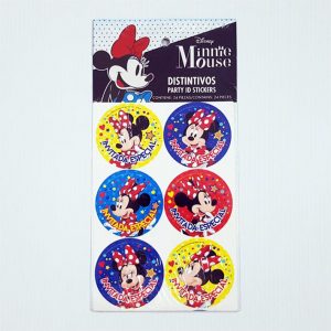 DISTINTIVOS MINNIE MOUSE ROJA