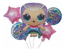 SET DE GLOBOS LOL SIRENA