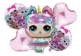 SET DE GLOBOS LOL UNICORNIO