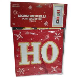 ADORNO PARA PUERTA HO HO HO