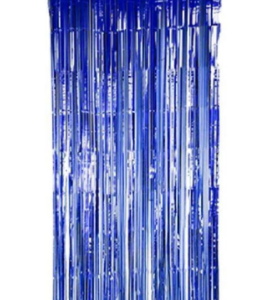 CORTINA  AZUL TIRAS