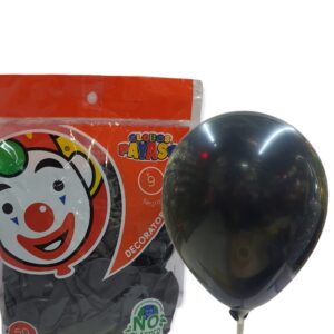 Globo Látex Negro 9"