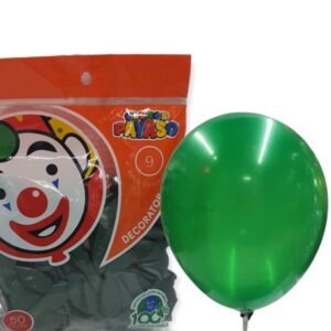 Globo Látex Verde 9"