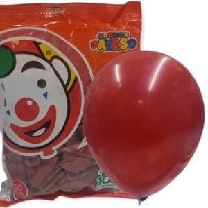 Globo Látex Rojo 9"