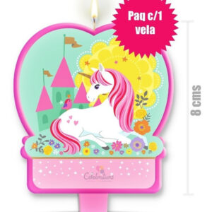 VELA MEDALLON UNICORNIO