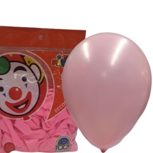 Globo Látex Rosa Bebe 9"
