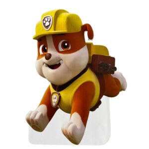 RUBBLE PAW PATROL FIGURA MDF