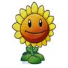 GIRASOL DE PLANTAS VS ZOMBIES FIGURA DE MDF