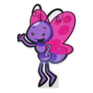 MARIPOSITA GALLINITA PINTADITA MDF