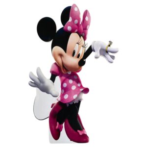 MINNIE MOUSE ROSA FIGURA MDF