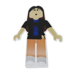 ROBLOX NIÑA AZUL FIGURA MDF