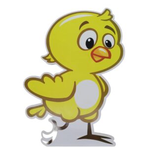 POLLITO AMARILLITO GALLINITA PINTADITA MDF