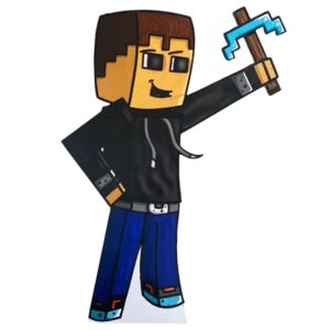 STEVE MAZO MINE CRAFT FIGURA MDF