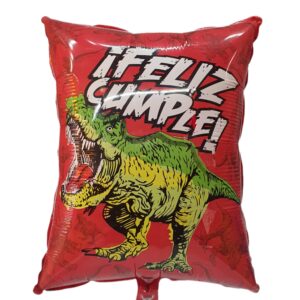 DINOSAURIO FELIZ CUMPLE GLOBO 20"