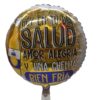 HOY EN TU DIA SALUD, AMOR Y ALEGRIA GLOBO 18"