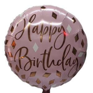 HAPPY BIRTHDAY ROSA GLOBO 18"