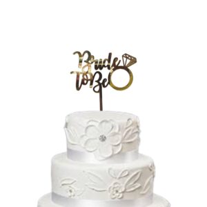 CAKE TOPPER BRIDE TO BE
