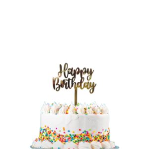HAPPY BIRTHDAY CAKE TOPPER LETTERING