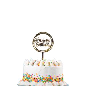 HAPPY BIRTHDAY CAKE TOPPER