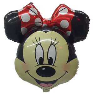 MINNIE ROJA CABEZA MOÑO ROJO GLOBO SUPER