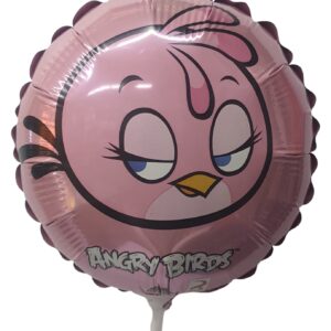ANGRY BIRDS GLOBO ROSA 9"