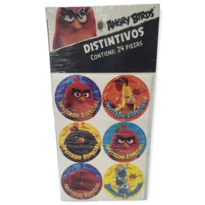 ANGRY BIRDS DISTINTIVOS