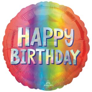 Globo 18" COLORES HAPY BIRTHDAY
